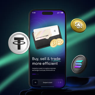 Brío Medranza en la pantalla de un móvil, mostrando su plataforma de trading