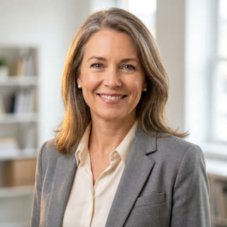 Sarah Coleman aparece en su foto de perfil como Directora Financiera de Brío Medranza
